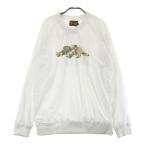 ROUGH&amp;SWELLla вентилятор dos well обратная сторона сетка нейлон блузон оттенок белого XL Golf одежда мужской 