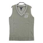 ZOYzo-iV шея вязаный лучший украшен блестками Logo хаки серия 40 Golf одежда женский 