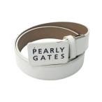 PEARLY GATES Pearly Gates Logo пряжка ремень Nico Chan оттенок белого Golf одежда 