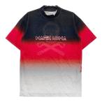 MARK&LONA マークアンドロナ ハイネック 半袖Tシャツ 背面ビッグスカル ブラック系 46 ゴルフウェア メンズ