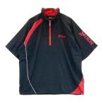 SRIXON Srixon половина Zip короткий рукав жакет оттенок черного M Golf одежда мужской 
