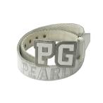 PEARLY GATES Pearly Gates PG Logo пряжка ремень подкладка сетка оттенок белого Golf одежда 