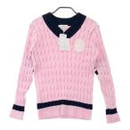 JUN&amp;ROPE Jun and Rope ERM-6801 кабель вязаный свитер розовый серия M Golf одежда женский 