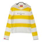 ARCHIVIOaruchibio воротник есть вязаный свитер окантовка рисунок оттенок желтого 38 Golf одежда женский 