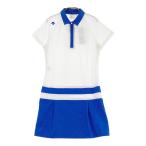 [ новый товар ]DESCENTE GOLF Descente Golf короткий рукав One-piece оттенок белого L Golf одежда женский 