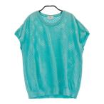 MUNSING WEAR Munsingwear одежда Circle сетка вязаный лучший оттенок голубого L Golf одежда женский 