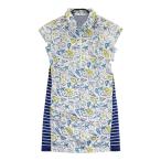 CALLAWAY Callaway половина Zip короткий рукав One-piece общий рисунок темно-синий серия L Golf одежда женский 