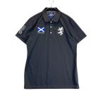 ADMIRAL アドミラル  半袖ポロシャツ  ブラック系 LL ゴルフウェア メンズ