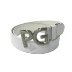 PEARLY GATES Pearly Gates Logo пряжка ремень flying кролик оттенок белого Golf одежда 