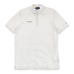 PEARLY GATES パーリーゲイツ ハーフジップ 半袖Tシャツ ホワイト系 5 ゴルフウェア メンズ
