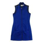 DESCENTE GOLF Descente Golf полный Zip безрукавка One-piece оттенок голубого M Golf одежда женский 