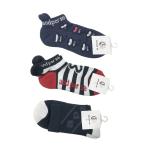 [ новый товар ]AND PER SE Anne Pas . носки 3 позиций комплект оттенок черного 22-24cm Golf одежда 
