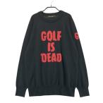 ROUGH&amp;SWELLla вентилятор dos well шерсть . вязаный свитер оттенок черного M Golf одежда мужской 