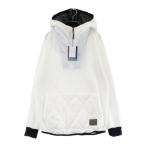 [ новый товар ]TOMMY HILFIGER GOLF Tommy Hilfiger Golf ; обратная сторона ворсистый половина Zip Parker с хлопком переключатель оттенок белого M Golf одежда мужской 