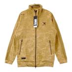 [ новый товар ]OAKLEY Oacley Zip жакет Skull вышивка камуфляж рисунок оттенок желтого M Golf одежда мужской 