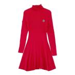 CPG GOLFsi-pi-ji- Golf ребра вязаный ta-toru шея длинный рукав One-piece оттенок красного 2 Golf одежда женский 