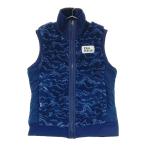 FILA GOLF filler Golf боа Zip лучший темно-синий серия L Golf одежда женский 