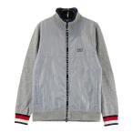 TOMMY HILFIGER GOLF Tommy Hilfiger Golf боа шея вязаный переключатель жакет серый серия M Golf одежда мужской 