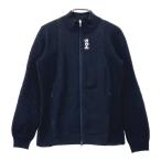 PGG PEARLY GATES パーリーゲイツ ニット ジップジャケット ネイビー系 ゴルフウェア レディース