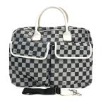 BLACK&amp;WHITE черный and белый сумка "Boston bag" общий рисунок оттенок черного Golf одежда 