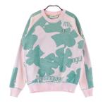 MUNSING WEAR Munsingwear одежда ; длинный рукав тренировочный пингвин Silhouette общий рисунок розовый серия M Golf одежда женский 