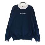 LE COQ GOLF Le Coq Golf 2023 год модели mok шея длинный рукав вязаный свитер вышивка темно-синий серия L Golf одежда женский 