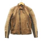 KUSHITANI Kushitani k-0618 Anne отделка do жакет кожа оттенок коричневого L мотоцикл одежда мужской 