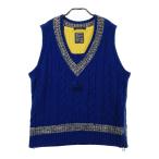 MARK&amp;LONA Mark and ronaV шея вязаный лучший шерсть оттенок голубого L Golf одежда мужской 