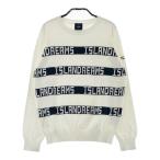 CALLAWAY Callaway вязаный свитер окантовка рисунок оттенок белого L Golf одежда женский 