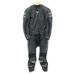 BERIK ベリック MFJ公認 レザー レーシングスーツ セパレート ブラック系 L バイクウェア メンズ