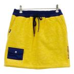 FILA GOLF filler Golf ; боа вязаный юбка оттенок желтого M Golf одежда женский 