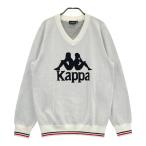 KAPPA GOLF Kappa Golf V шея вязаный свитер Logo рисунок оттенок белого O Golf одежда мужской 
