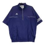 ADIDAS GOLF Adidas Golf тепловое хранение половина Zip короткий рукав блузон темно-синий серия O Golf одежда мужской 