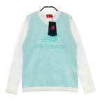 [ новый товар ]NEW BALANCE GOLF New balance 2023 год модели V шея вязаный свитер оттенок голубого 1 Golf одежда женский 