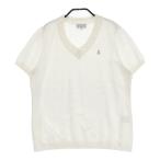 LANVIN SPORT Lanvin sport короткий рукав вязаный свитер оттенок белого 42 Golf одежда женский 