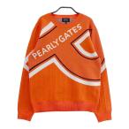 PEARLY GATES Pearly Gates ;2024 год модели вязаный свитер orange серия 1 Golf одежда женский 