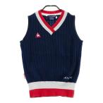 LE COQ GOLF Le Coq Golf вязаный лучший темно-синий серия M Golf одежда женский 