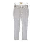 PEARLY GATES パーリーゲイツ バックロゴ ロングパンツ チェック柄 グレー系 1 ゴルフウェア レディース