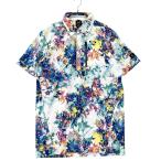 【新品】OAKLEY オークリー 半袖ポロシャツ 花柄 ホワイト系 L ゴルフウェア メンズ