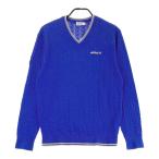 ADIDAS GOLF Adidas Golf AF8613 шерсть . вязаный свитер оттенок голубого L Golf одежда мужской 
