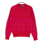 LE COQ GOLF Le Coq Golf вязаный свитер общий рисунок оттенок красного M Golf одежда женский 