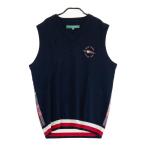 TOMMY HILFIGER GOLF Tommy Hilfiger Golf THMA156 вязаный лучший задний tartan в клетку темно-синий серия LL Golf одежда мужской 