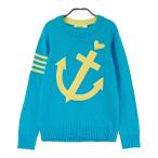 VIVA HEART viva Heart шерсть . вязаный свитер оттенок голубого 40 Golf одежда женский 