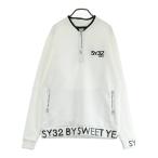 [ новый товар ]SY32 BY SWEET YEARS GOLFeswaisa-tituSYG-24SABS19 половина Zip тренировочный оттенок белого M Golf одежда мужской 