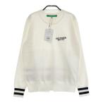 【新品】TOMMY HILFIGER GOLF トミー ヒルフィガーゴルフ 長袖ニットセーター ホワイト系 M ゴルフウェア レディース