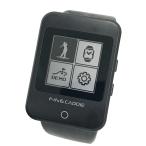 FINE CADDIE штраф Cade .M100α GPS Golf navi наручные часы type оттенок черного Golf одежда 