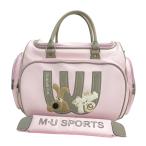M.U SPORTS M You спорт 2WAY сумка "Boston bag" розовый серия Golf одежда 