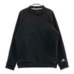 [ прекрасный товар ]ADIDAS GOLF Adidas Golf HG8299 картон вязаный длинный рукав футболка оттенок черного L Golf одежда мужской 