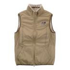 MASTER BUNNY EDITION マスターバニーエディション  リバーシブルベスト  ベージュ系 4 ゴルフウェア メンズ