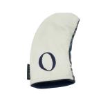 SEAMUS GOLF シェイマスゴルフ  レザー切替 ヘッドカバー チェック柄 ホワイト系 FW ゴルフウェア